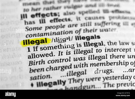 illegal definition.